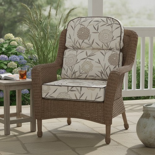 Low back conservatory cushion - low,
