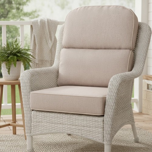 Low back conservatory cushion - low,
