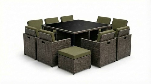 16pc rattan garden furniture - rattan,
