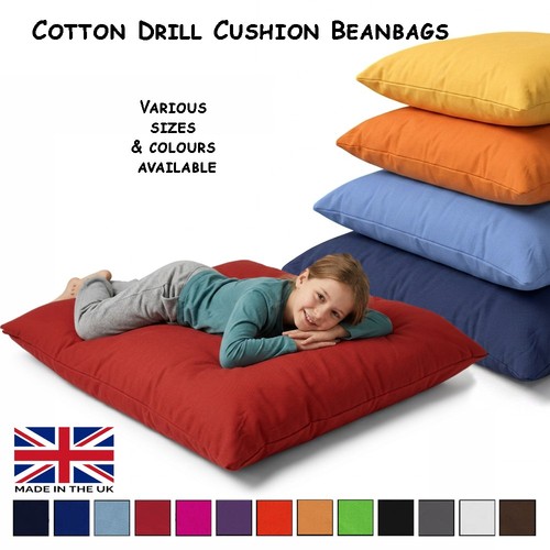 Cotton floor cushion beanbag - cotton,