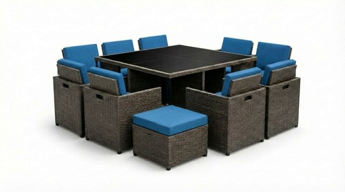 16pc rattan garden furniture - garden,