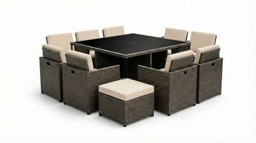 16pc rattan garden - 16pc, furniture